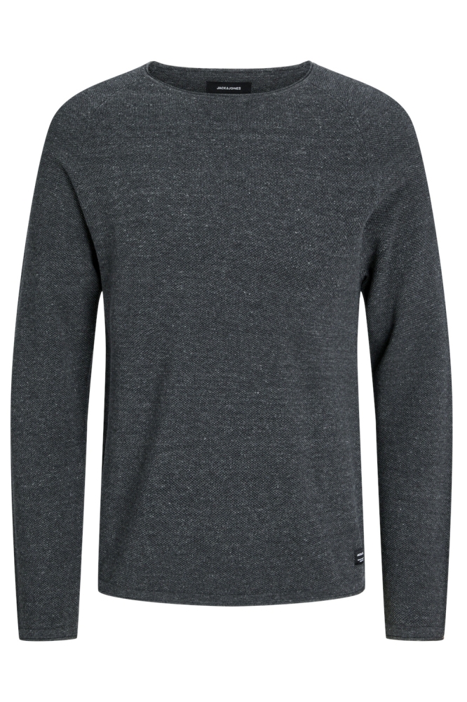 JJEHILL KNIT CREW NECK NOOS 12157321 Dark Grey Melange
